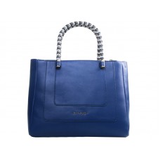 Bvlgari Serpenti Medium Cabas Bleu Foncé