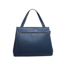 Céline Edge en cuir original bleu marine