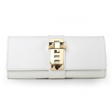 Pochette Hermès Medor blanche
