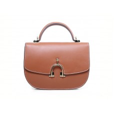 Sac bandoulière Hermès Stirrup couleur camel