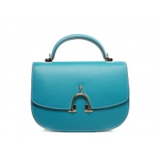 Sac bandoulière Hermès Stirrup bleu clair