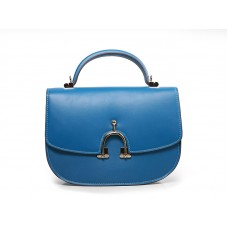 Sac bandoulière Hermès Étrier bleu ciel
