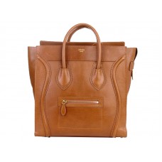 Sac cabas Celine Luggage grand format en cuir de veau camel