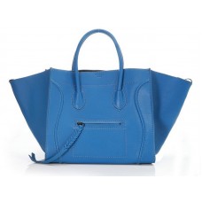 Sac cabas Celine Luggage Phantom Square bleu