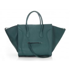 Sac cabas carré Phantom vert de Céline Luggage