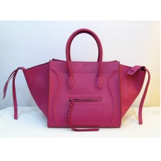 Sac cabas carré Phantom de Céline Luggage fuchsia