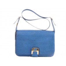 Sac bandoulière Fendi Caméléon bleu