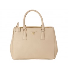 Sac cabas Prada Saffiano Lux blanc