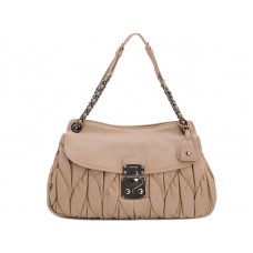 Sac bandoulière matelassé Miu Miu rose