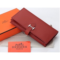 Hermès Epsom Original Veau Béarn Japonaise Bi-Fold Marron
