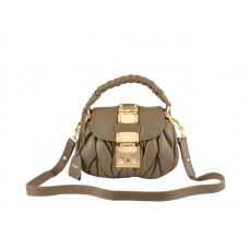 Sac Miu Miu petit café kaki