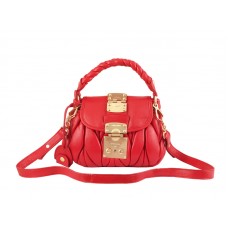 Sac Miu Miu petit café rouge