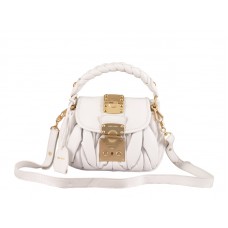 Sac Miu Miu petit café blanc