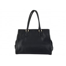 Sac Fendi Firenze en cuir souple noir, grand modèle
