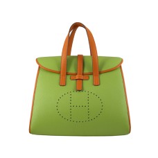 Sac à rabat Hermès 08c vert