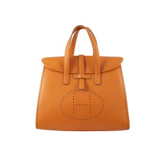 Sac à rabat Hermès 08c orange