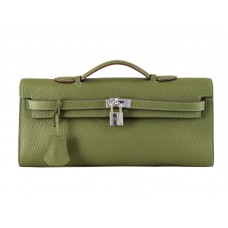 Hermes Kelly Pochette Longue Vert