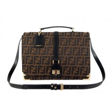 Fendi Sac Classico No.1 En Zucca Marron