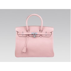Hermès Birkin 35 cm Togo Clémence Rose Clair