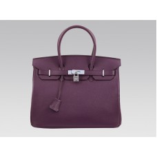 Hermès Birkin 35cm Togo Clémence Raisin