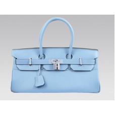 Hermes Birkin JPG 42 cm en cuir Togo bleu marine