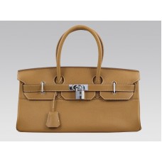 Hermès Birkin JPG 42 cm en cuir Togo doré