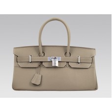 Hermes Birkin Jpg 42cm Cuir Togo Gris Tourterelle