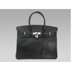 Hermès Birkin 35 cm Autruche Noir