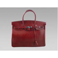 Hermès Birkin 40 cm Crocodile Rouge