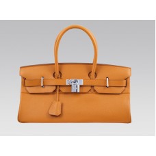 Hermès Birkin JPG 42 cm en cuir Togo orange