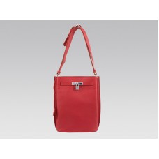 Hermes So Kelly 22cm Rouge Clémence