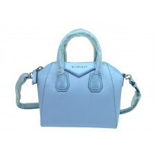Sac Givenchy Mini Antigona bleu clair