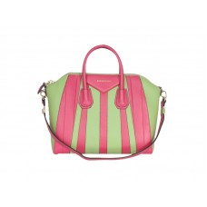 Sac Givenchy Antigona grand format bicolore rose fuchsia et vert