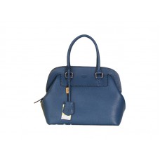 Sac à main Fendi Selleria Adele moyen en cuir original bleu