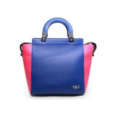 Sac cabas convertible Givenchy en cuir bleu et rose