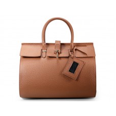 Sac Balenciaga City en cuir marron, grand modèle