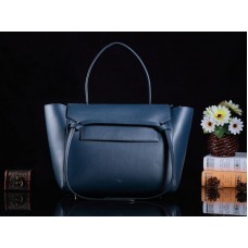 Sac banane Celine Mini en veau lisse bleu nuit