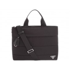 Sac cabas Prada Tessuto noir