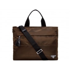 Sac cabas Prada Tessuto marron