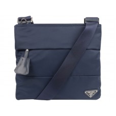 Sac messager Prada Tessuto bleu foncé