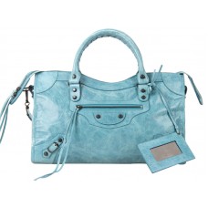 Sac Balenciaga Classic City moyen bleu clair