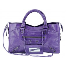 Sac Balenciaga Classic City moyen violet