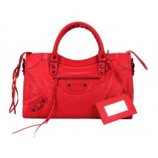 Sac Balenciaga Classic City moyen rouge