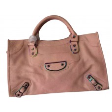 Sac Balenciaga Classic Metallic Edge Iridescent City rose