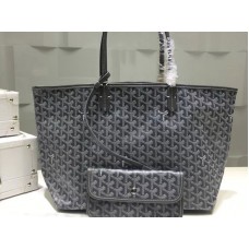 Goyard Saint Louis Cabas Mm Gris Foncé