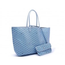 Goyard Saint Louis Cabas Mm Bleu Clair
