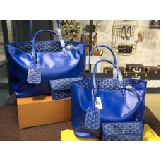 Goyard Anjou Cabas Réversible Mm Bleu