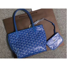 Goyard Anjou Cabas Réversible Mini Bleu