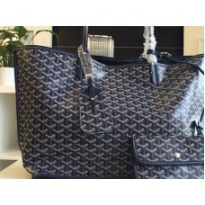 Goyard Anjou Cabas Réversible Gm Navy