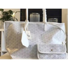 Goyard Anjou Cabas Réversible Gm Blanc